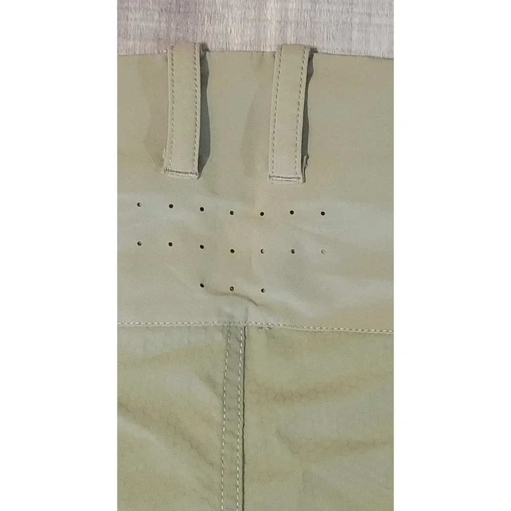 The North Face Mens Kilowatt Hiking Shorts Green Honeycomb Texture Size 38 CH4A